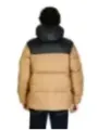Schwarze braune Columbia Pufferjacke