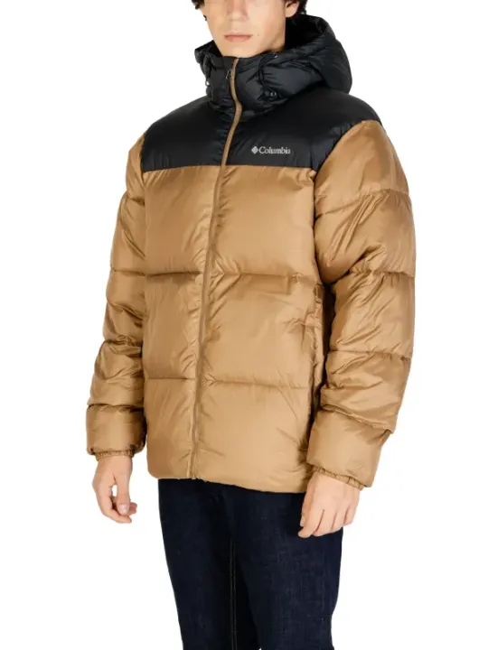 Columbia 477626 warme Winterjacke schwarz-beige