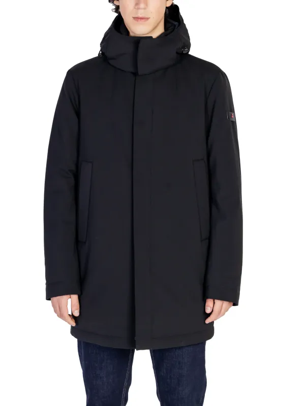 Schwarze Peuterey Herren Winterjacke Schwarze Peuterey Herren Winterjacke