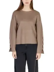 Dunkelbraunes Vila Herren-Sweatshirt
