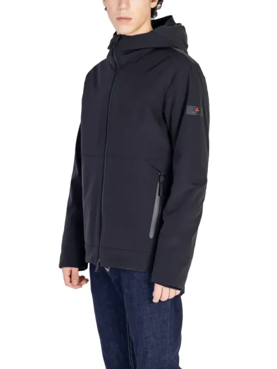 Peuterey schwarze Kapuzenjacke mit Logo