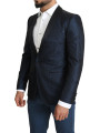 Blazers Elegant Martini Blue Slim Fit Blazer 2.590,00 € 8051124178610 | Planet-Deluxe