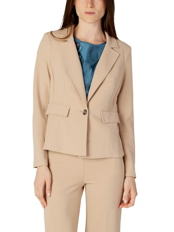Beiges Damen Blazer und Hose