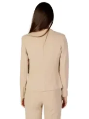 Beiger V-Ausschnitt Blazer von Rinascimento