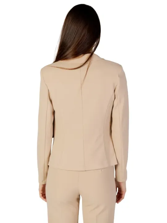 Beiger V-Ausschnitt Blazer von Rinascimento