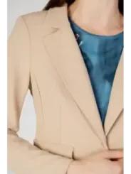 Beiger Rinascimento Damen Blazer Jacke