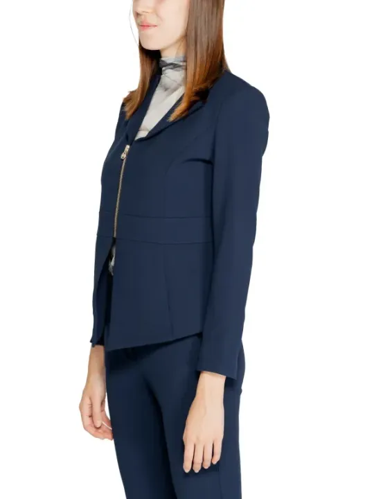 Dunkelblaue Damen-Wollanzug Rinascimento 477337