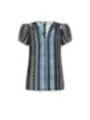 Rinascimento 477263 Zickzack-Bluse schwarz blau