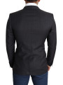 Blazers Elegant Black Virgin Wool Martini Blazer 2.140,00 € 7333413031723 | Planet-Deluxe