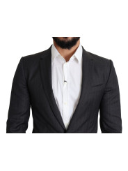 Blazers Elegant Black Virgin Wool Martini Blazer 2.140,00 € 7333413031723 | Planet-Deluxe