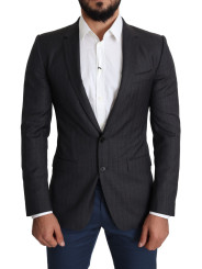 Blazers Elegant Black Virgin Wool Martini Blazer 2.140,00 € 7333413031723 | Planet-Deluxe