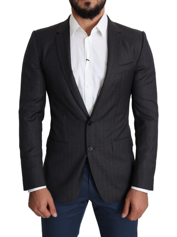 Blazers Elegant Black Virgin Wool Martini Blazer 2.140,00 € 7333413031723 | Planet-Deluxe