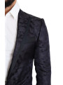 Blazers Elegant Silk Blend Martini Blazer in Blue 2.840,00 € 7333413031730 | Planet-Deluxe