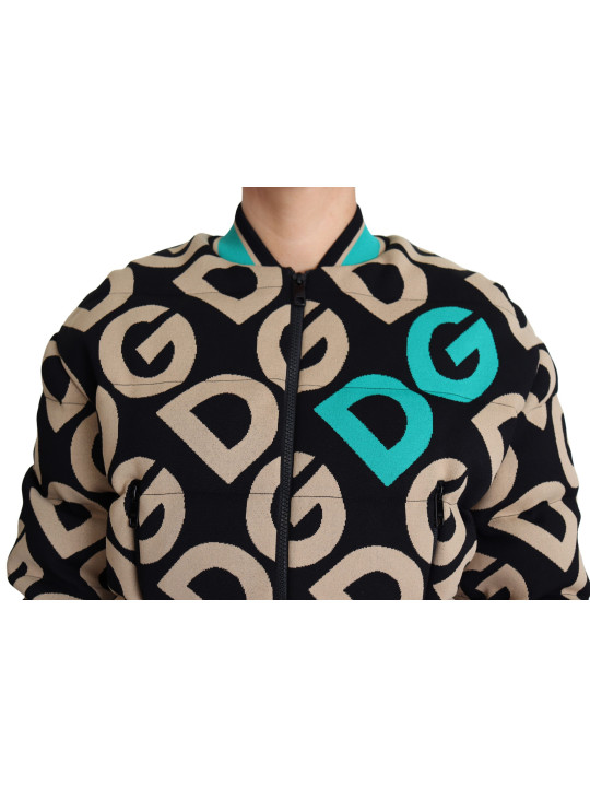 Jackets & Coats Chic Multicolor Quilted Bomber Jacket 3.500,00 € 8059226224334 | Planet-Deluxe