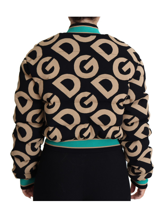 Jackets & Coats Chic Multicolor Quilted Bomber Jacket 3.500,00 € 8059226224334 | Planet-Deluxe