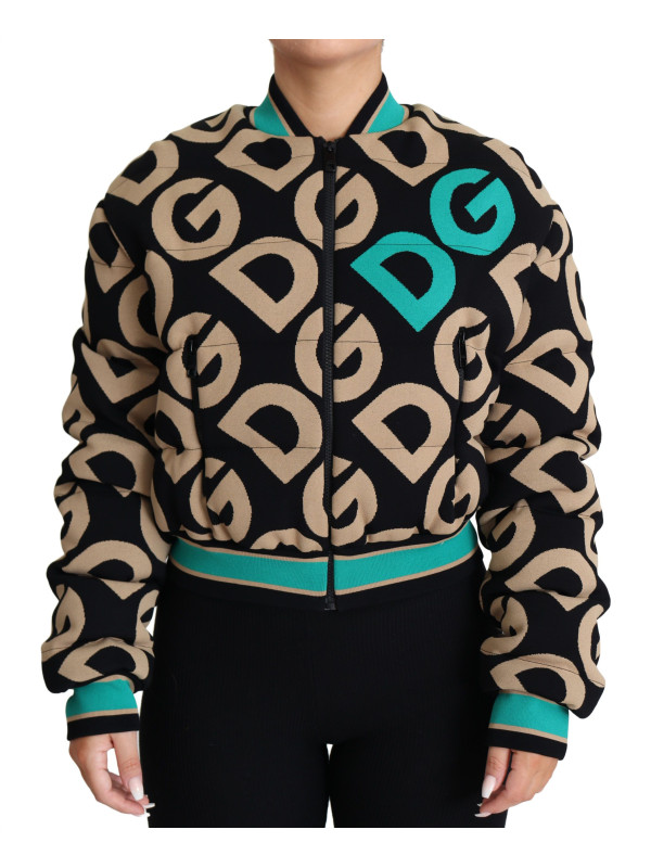 Jackets & Coats Chic Multicolor Quilted Bomber Jacket 3.500,00 € 8059226224334 | Planet-Deluxe
