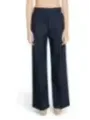 Gestreifte Wollhose mit hohem Bund