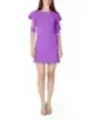 Lila kurzes Rüschenkleid von Rinascimento