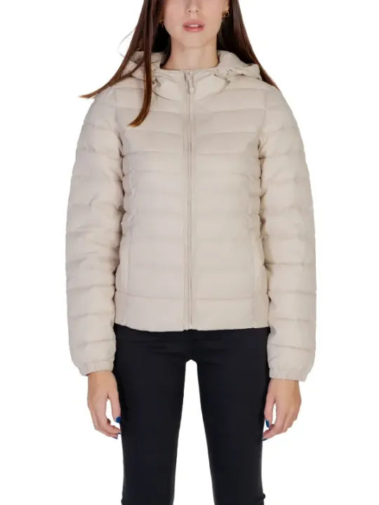 Leichte beige gesteppte Kurzjacke Only