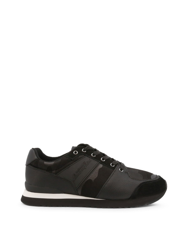 Schwarze Lamborghini Leder Sneaker