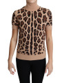 Tops & T-Shirts Elegant Leopard Print Wool Turtleneck Top 2.220,00 € 8058301882506 | Planet-Deluxe