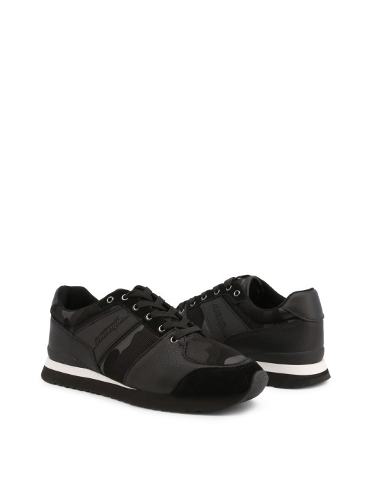 Schwarze Lamborghini-Sneaker mit Details