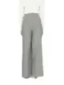 Gestreifte weite Hosen Rinascimento grau