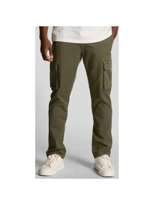 Lyle & Scott olivgrüne Cargohose