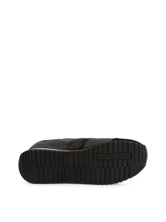 Schwarze Lamborghini Herren Sandalen mit Profil