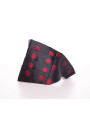 Cummerbund Exquisite Black Silk Cummerbund with Red Polka Dots 430,00 € 7333413013132 | Planet-Deluxe