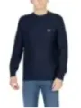 Dunkelblauer Boss Strickpullover mit Logo