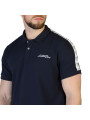 Blaues Lamborghini Polohemd mit Logo