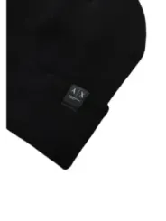 Schwarze Beanie mit A/X Logo