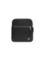 Schwarze Armani Exchange Lederhandtasche quadratisch