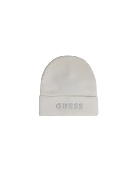 Graue Guess Beanie mit Logo