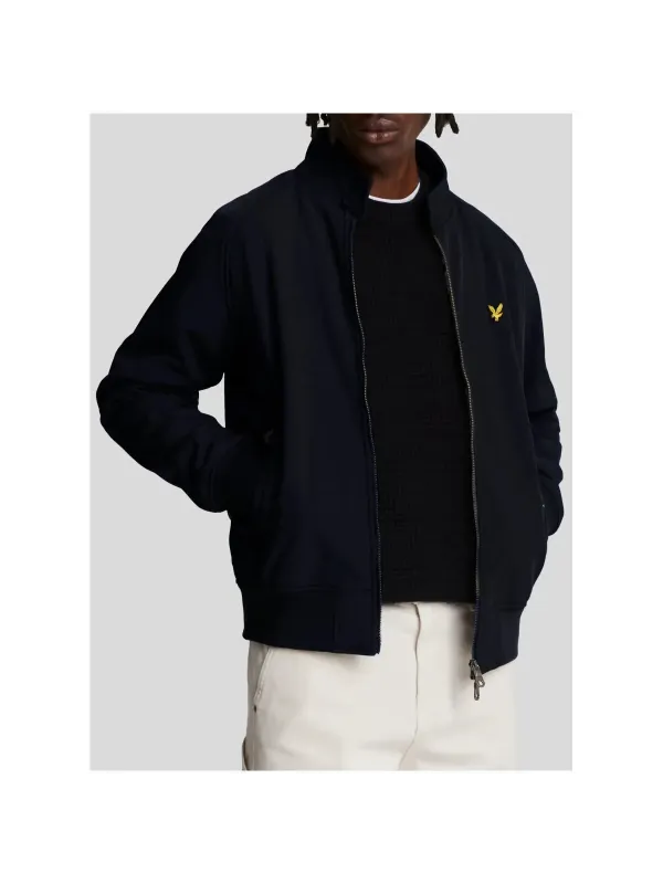 Schwarze Lyle & Scott Bomberjacke Schwarze Lyle & Scott Bomberjacke