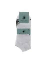 Weiße Socken mit Pferde-Logo