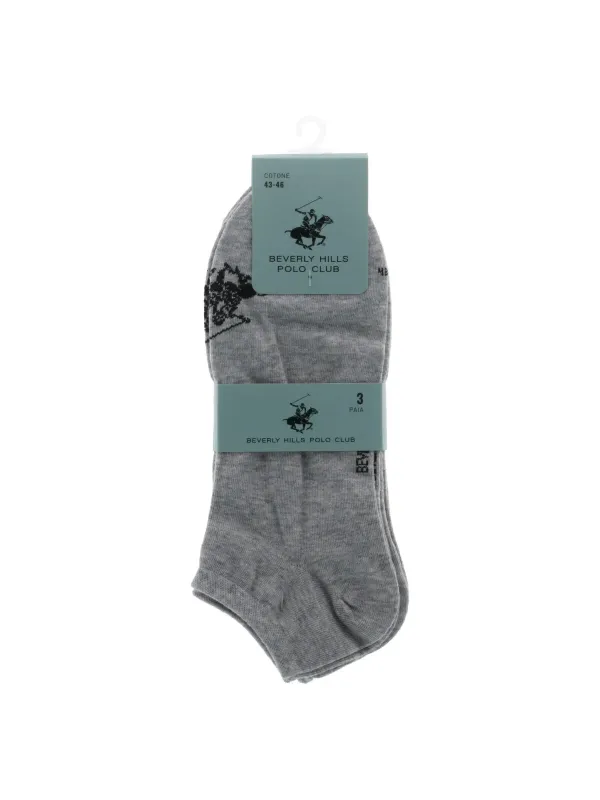 Graue Beverly Hills Polo Club Socken Graue Beverly Hills Polo Club Socken