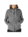 Grauer Nike Kapuzenpullover mit Reißverschluss
