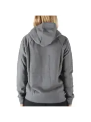 Grauer Nike Fleece Kapuzenpullover
