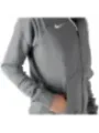 Grauer Nike Fleece Reißverschluss Hoodie