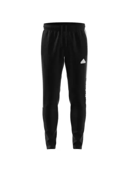 Schwarze Adidas-Leggings mit Reflektoren