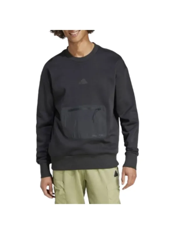 Graues Adidas-Sweatshirt mit Logo Graues Adidas-Sweatshirt mit Logo