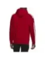 Roter Adidas Kapuzenpullover mit Logo