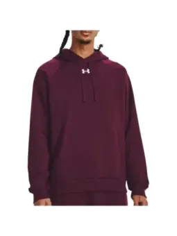 Plumfarbene Under Armour Kapuzenpullover Herren