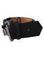 Belts Chic Leather Adjustable Black Belt 270,00 € 8033983789459 | Planet-Deluxe