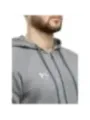 Grauer Under Armour Reißverschluss Hoodie