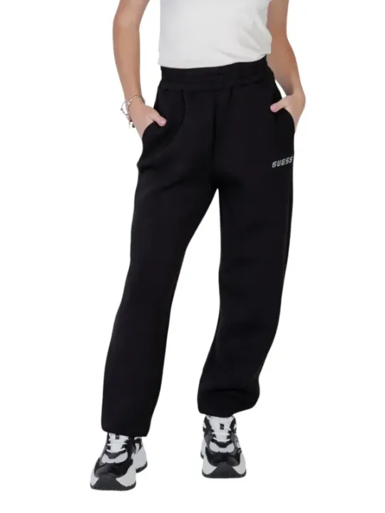 Schwarze Guess Active Trainingshose mit Logo