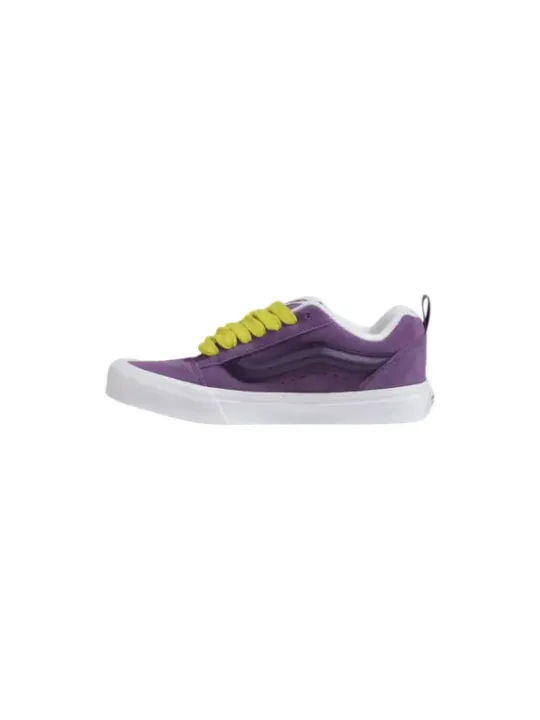 Lila Vans Sneaker mit gelben Schlaufen