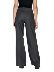 Dunkelgraue Hose mit weitem Bein